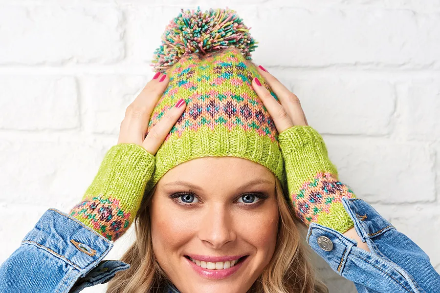 Fair Isle knitting pattern hat