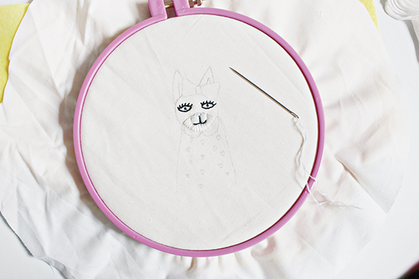 cat embroidery 3