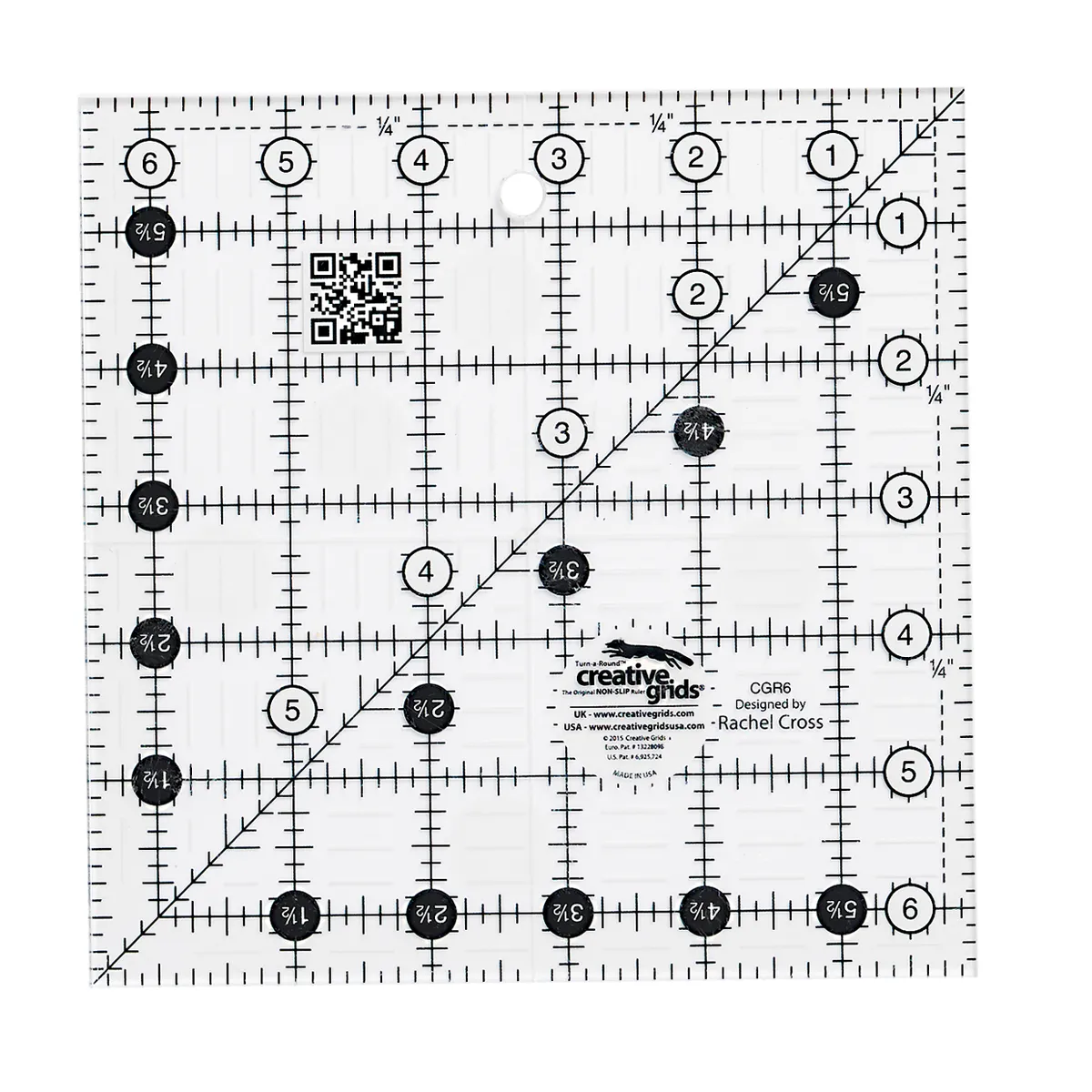 Quilting Rulers and Templates Creative Quilting Rulers with Instructions  for Home Transparent Sewing Ruler 8 Inches 