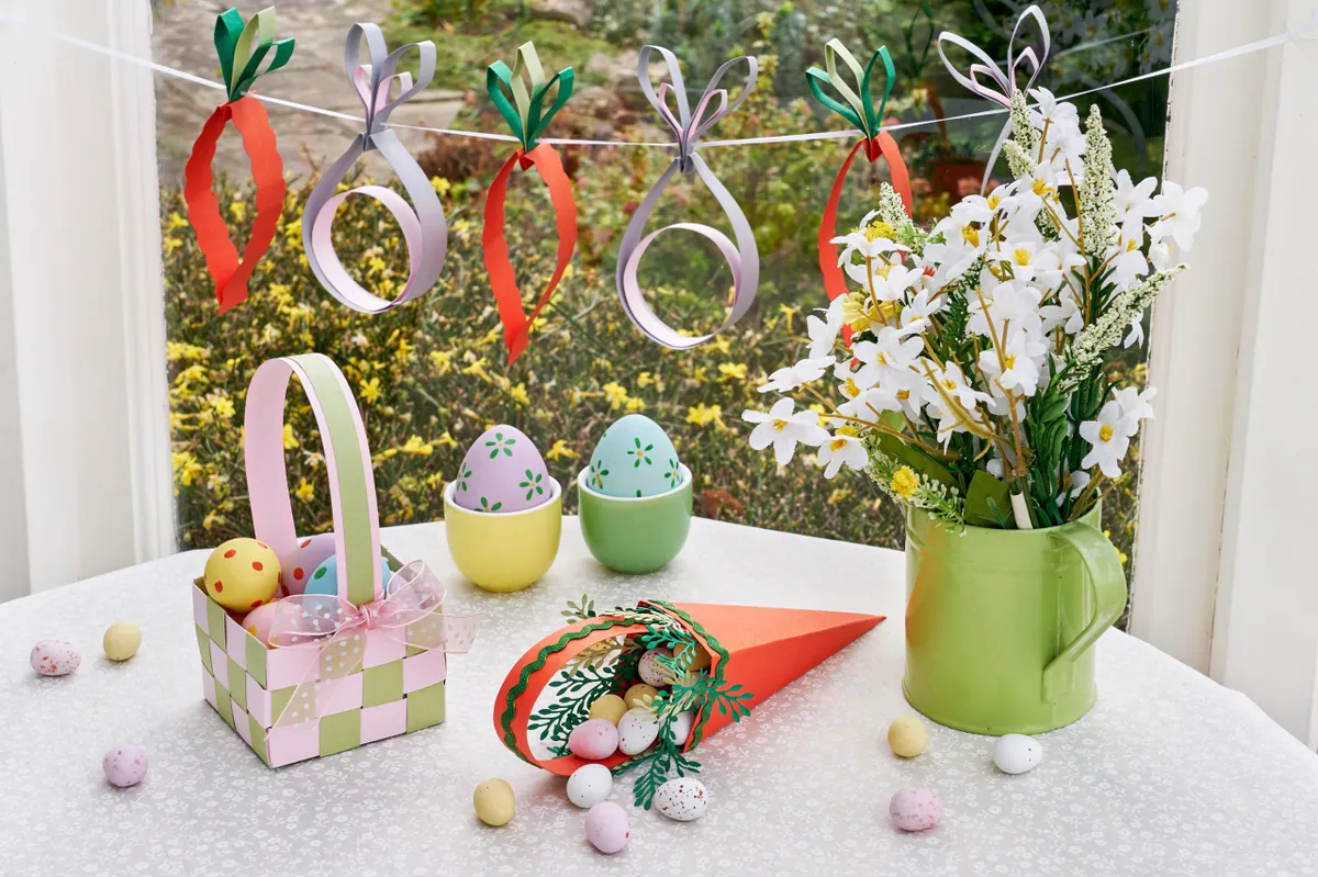 Easter Egg Hunt papercraft projects