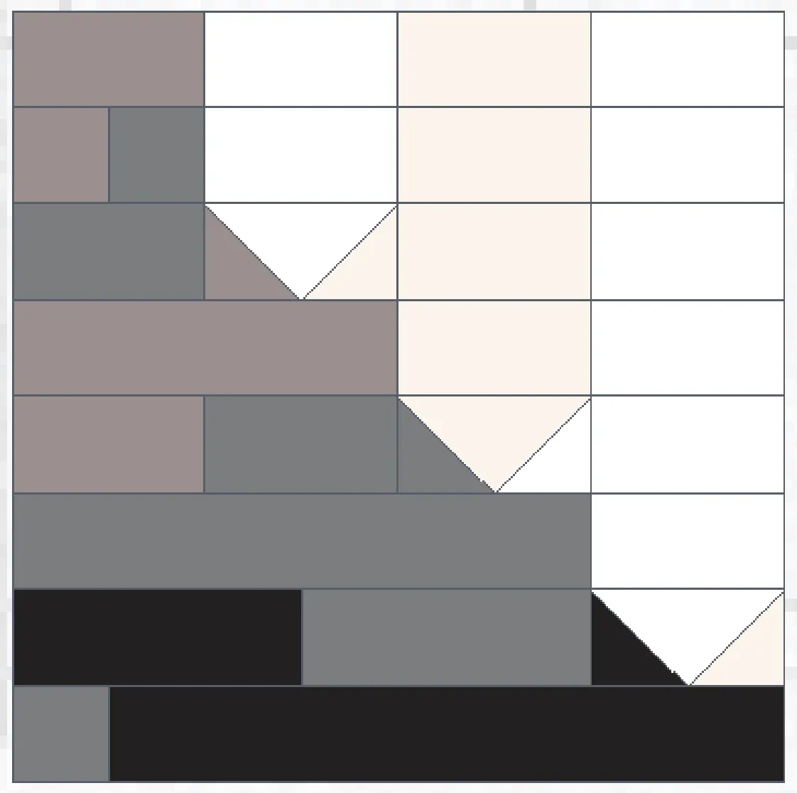 Free Sashiko Quilt Pattern Layout Diagram