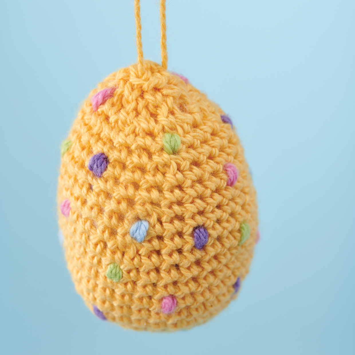Free crochet easter eggs pattern Rainbow Spots