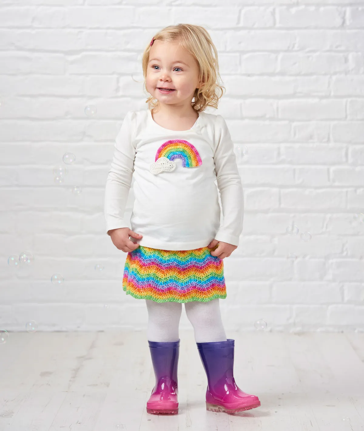 How to crochet a rainbow - crochet rainbow pattern