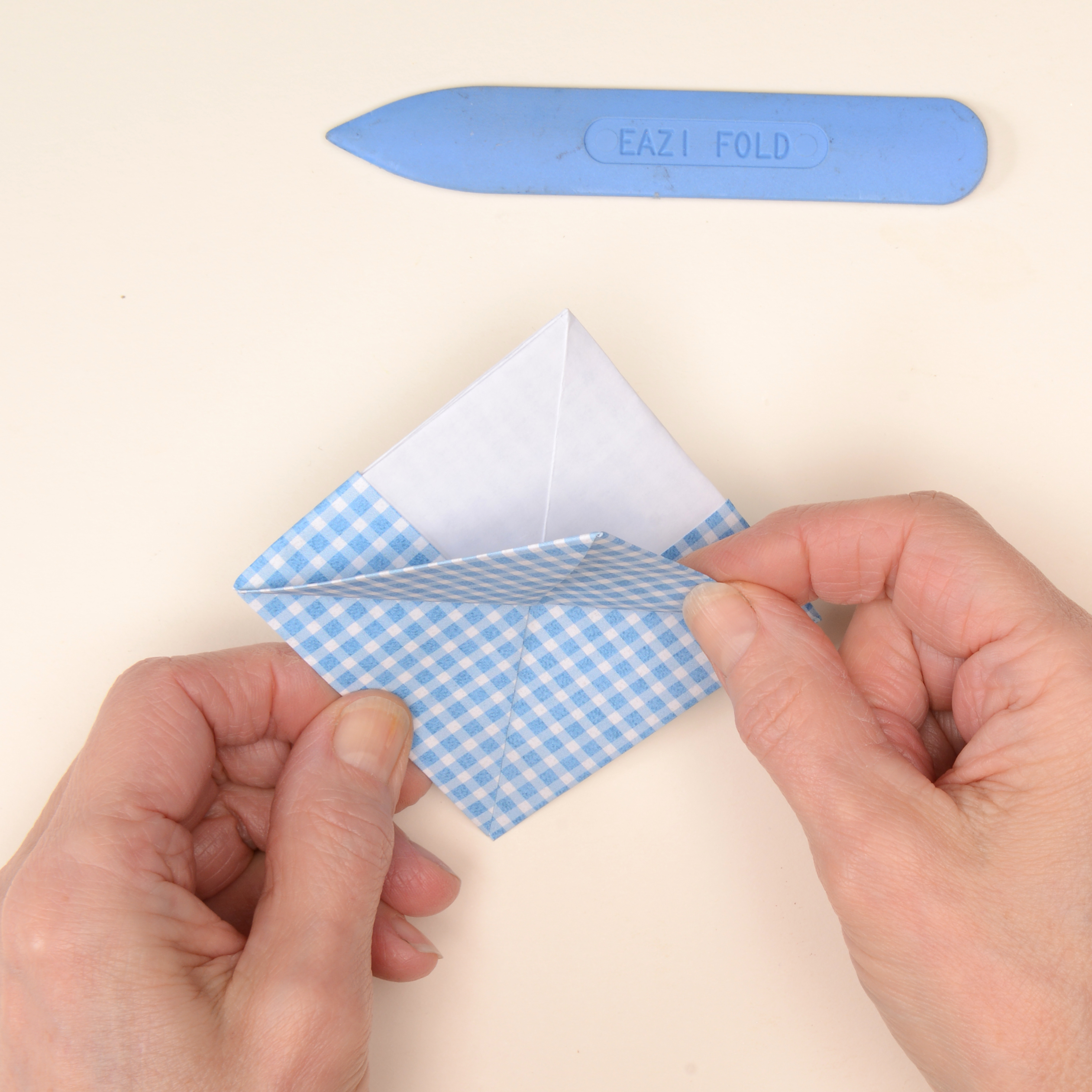 How to make an origami sail boat mobile 4