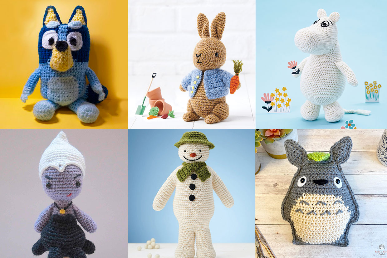 Classic Disney Crochet Patterns and Kit - 12 Characters!