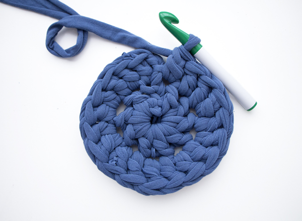 Crochet rug pattern step 2