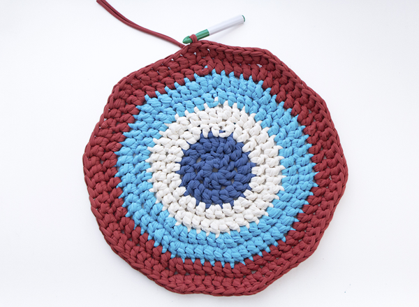 Crochet rug pattern step 5