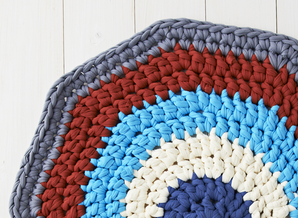 Crochet rug pattern step 6