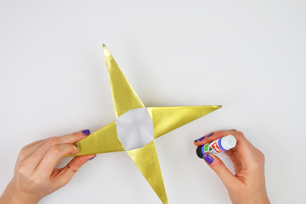 DIY origami Christmas decorations step 51