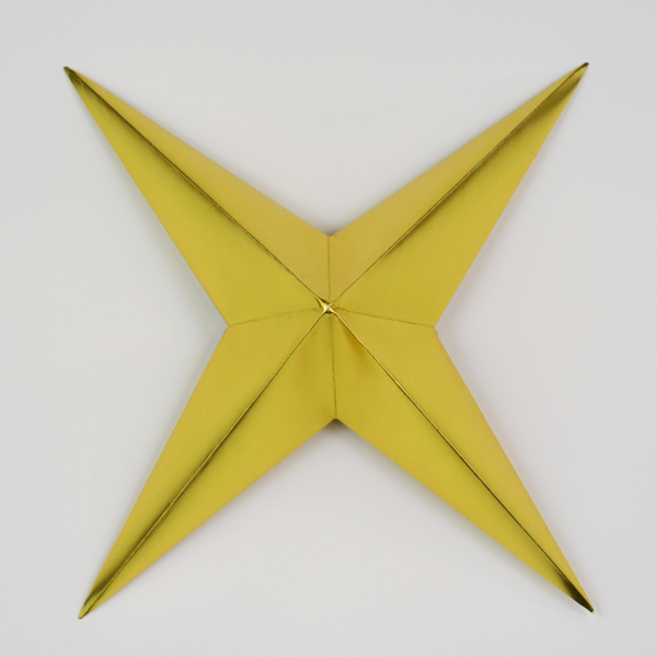 DIY origami Christmas decorations step 6