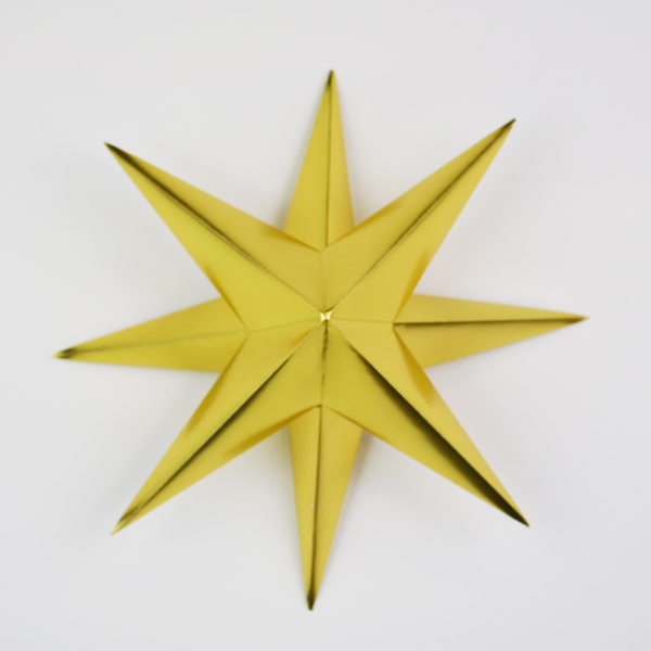 DIY origami Christmas decorations step 6A