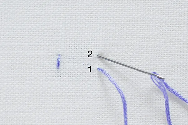 Embroidery stitches for beginners straight stitch