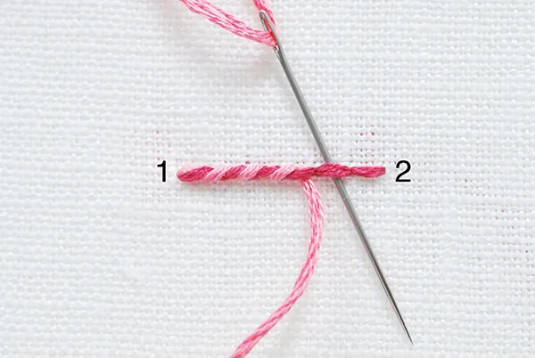 Embroidery stitches for beginners whipped backstitch
