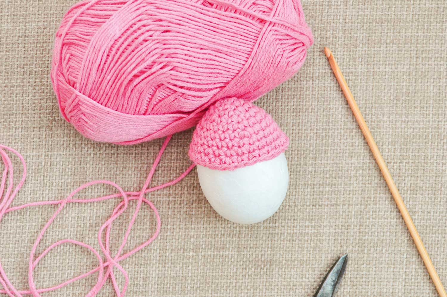 Free crochet easter eggs pattern step 2