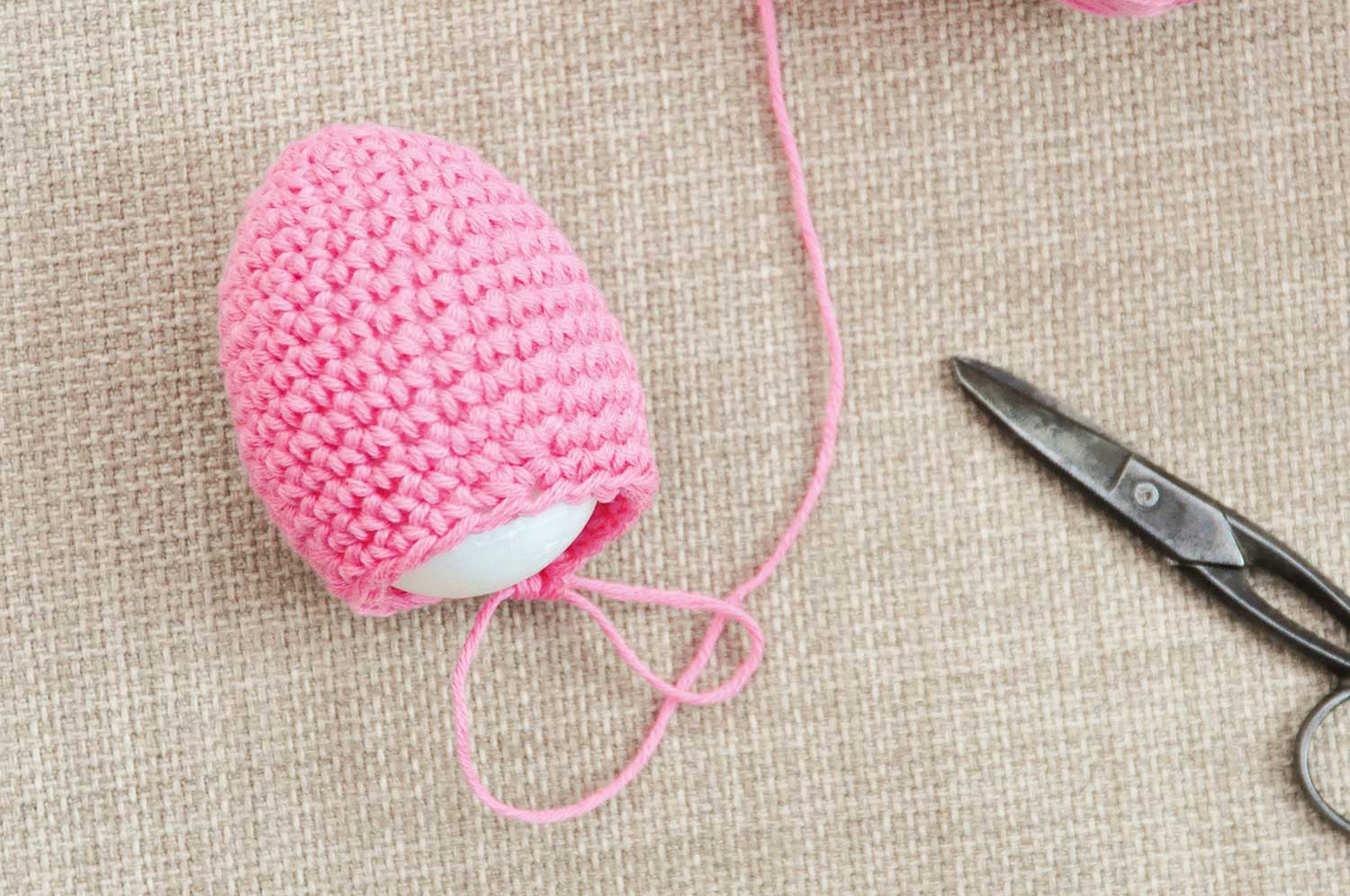 Free crochet easter eggs pattern step 3