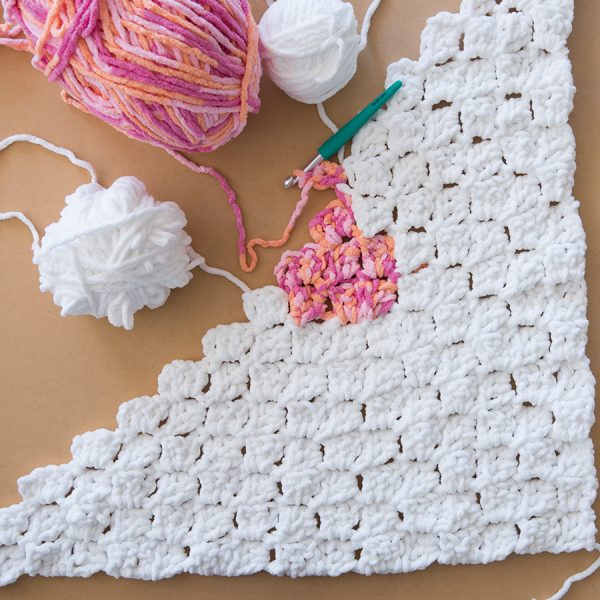 How to crochet a baby blanket step by step with pictures step 6