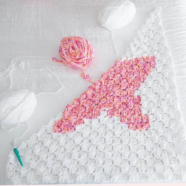 How to crochet a baby blanket step by step with pictures step 8