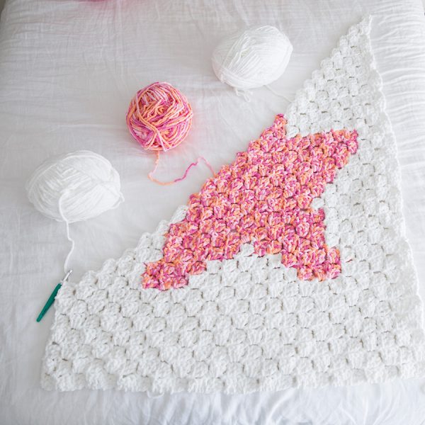 How to crochet a baby blanket step by step with pictures step 9
