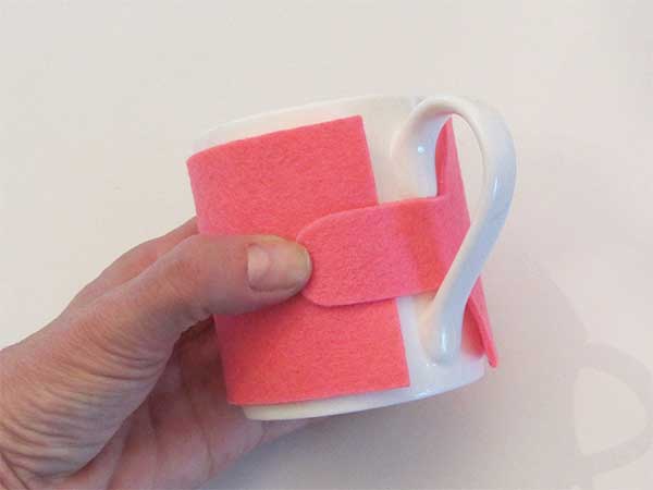 How to make a mug cosy step 2