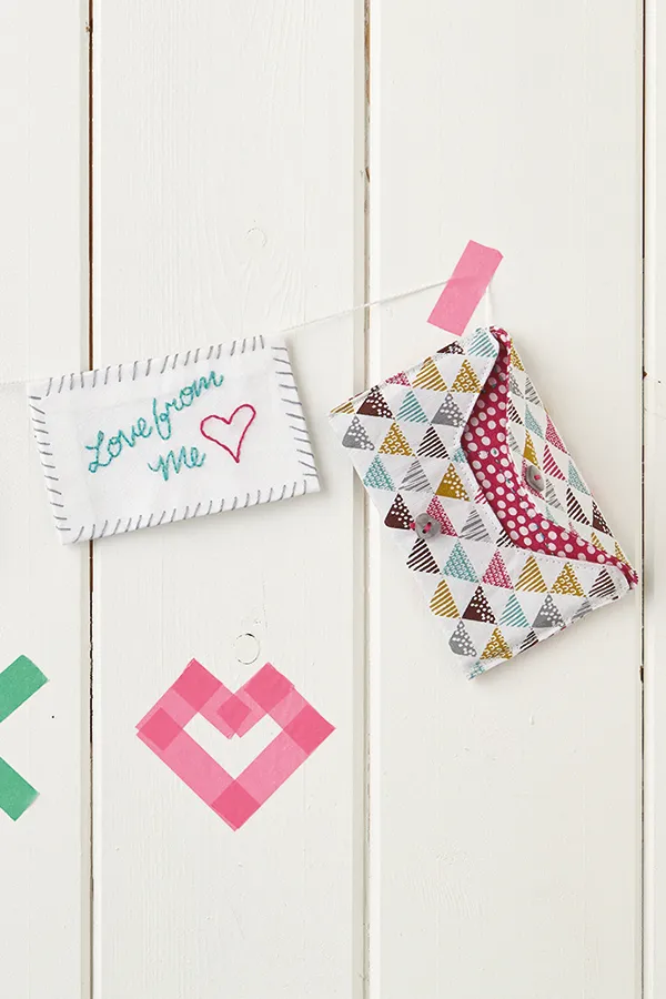 How to make bunting for Valentines Day