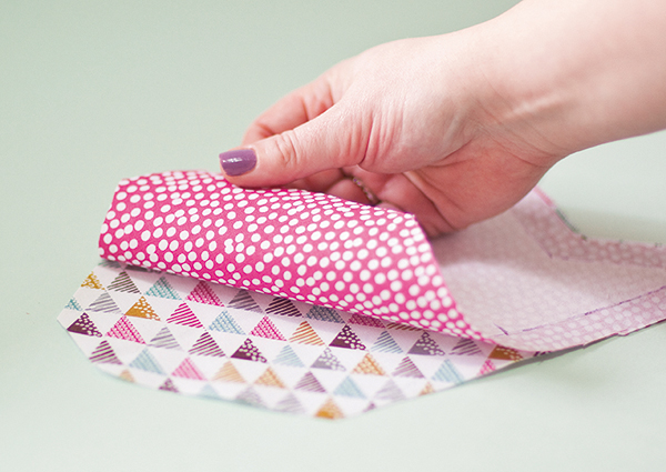 How to make bunting for Valentines Day step 3