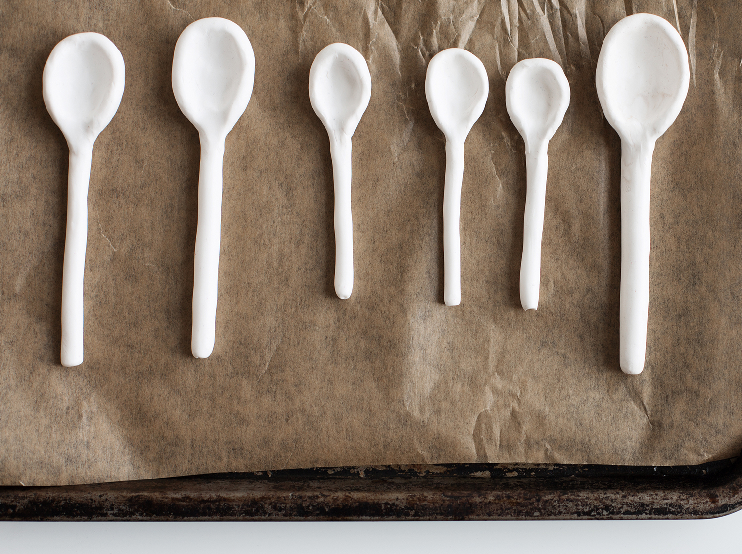 How to make clay salt spoons step 5