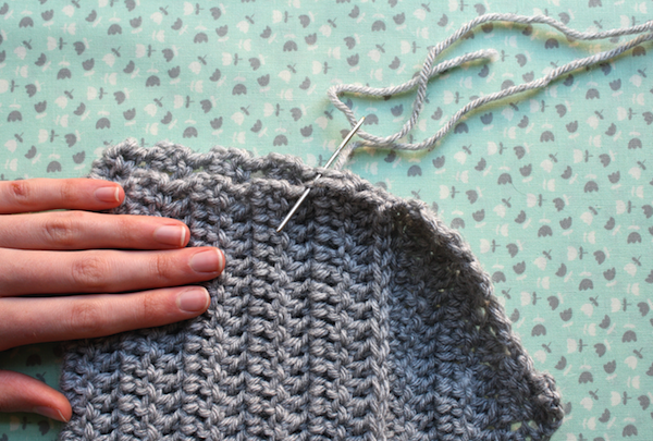 How to make crochet envelopes step 6