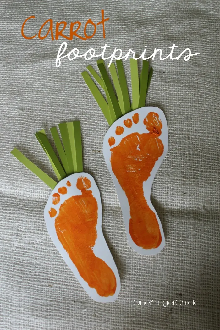 How to make footprint carrots