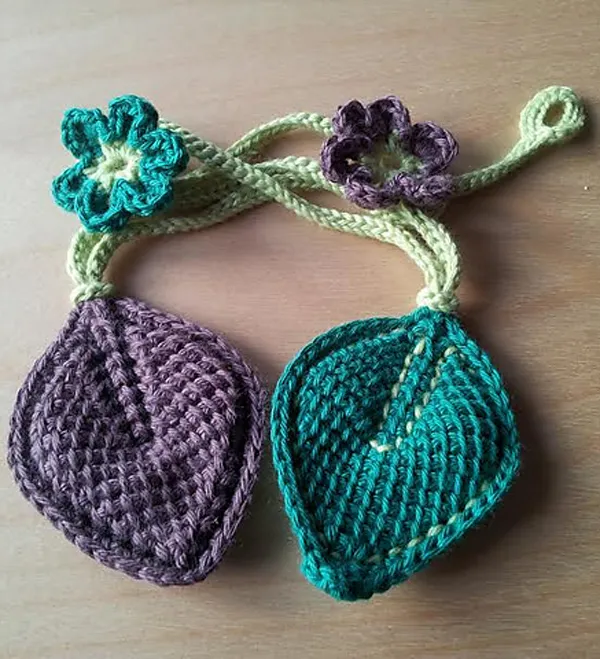 Crochet leaves pattern