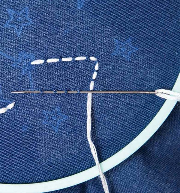 constellation embroidery step 5