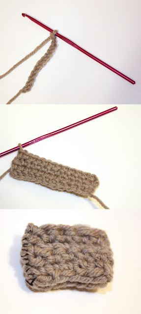 crochet bow tie pattern step 9