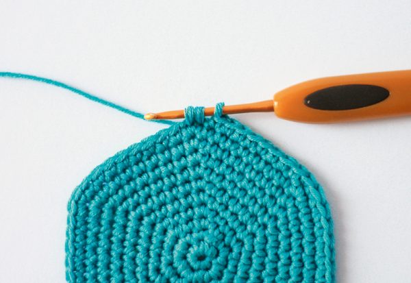 crochet jar cover step 5