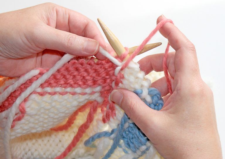 How to knit a baby blanket step by step with pictures 4
