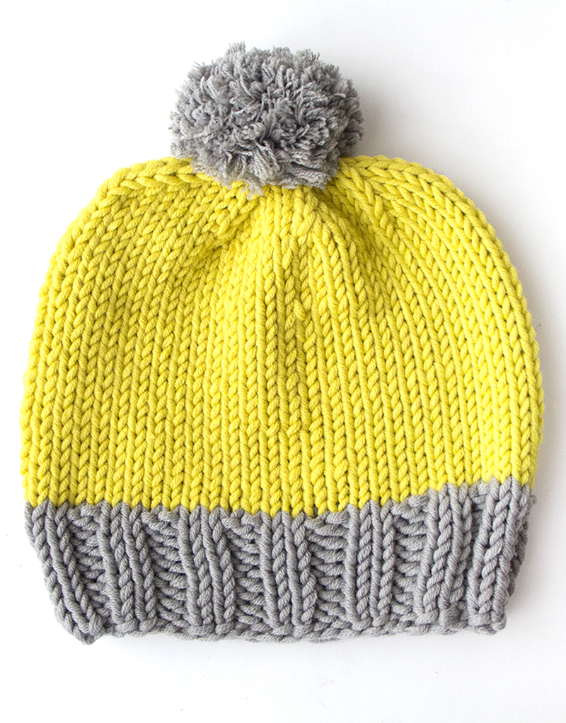 free knitted bobble hat pattern