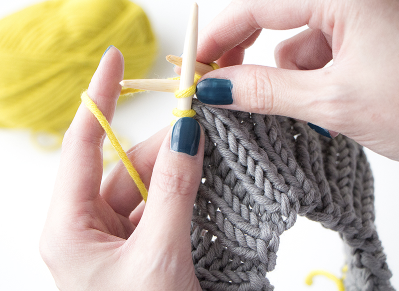 free bobble hat knitting pattern step 4