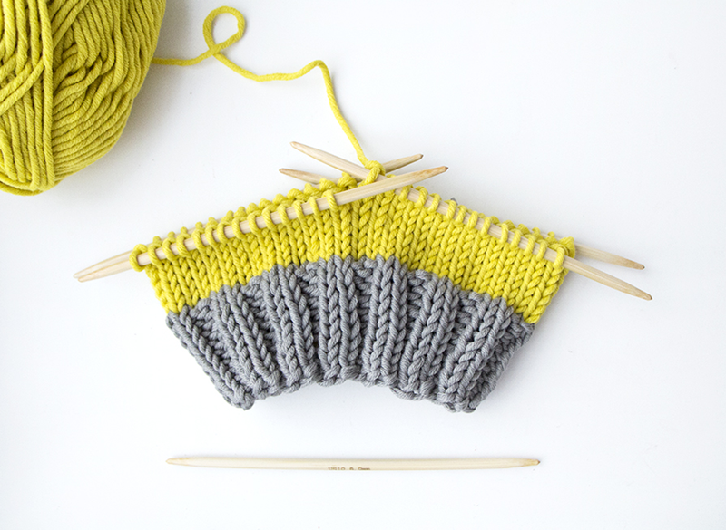 free bobble hat knitting pattern step 5
