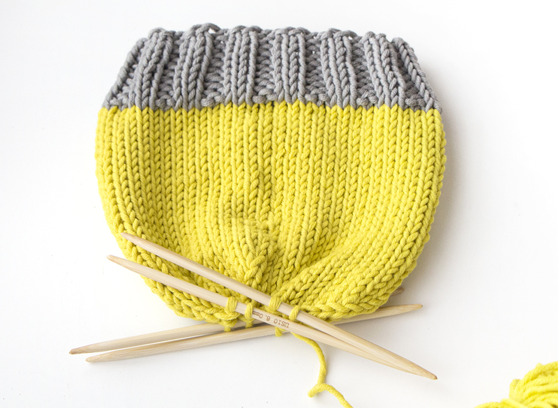 free bobble hat knitting pattern step 6