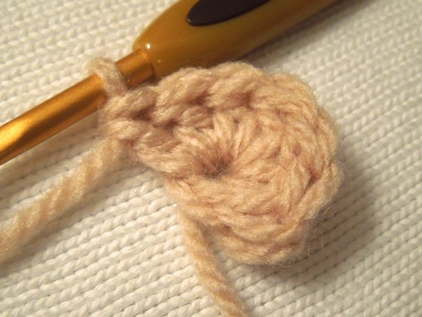 how to crochet baby booties step 13