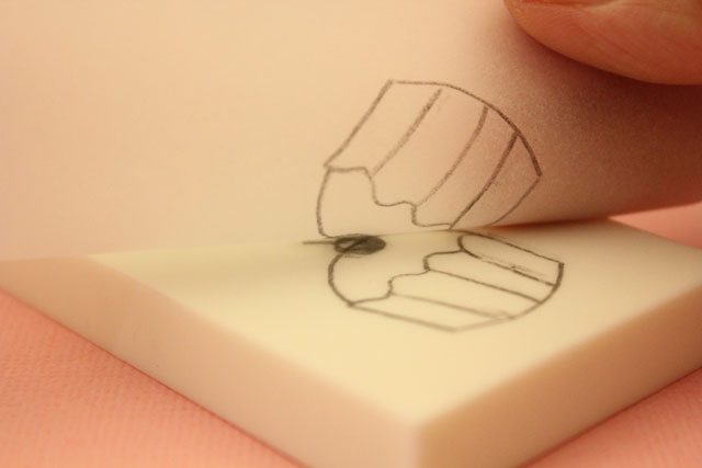 how to make a rubber stamp step 5