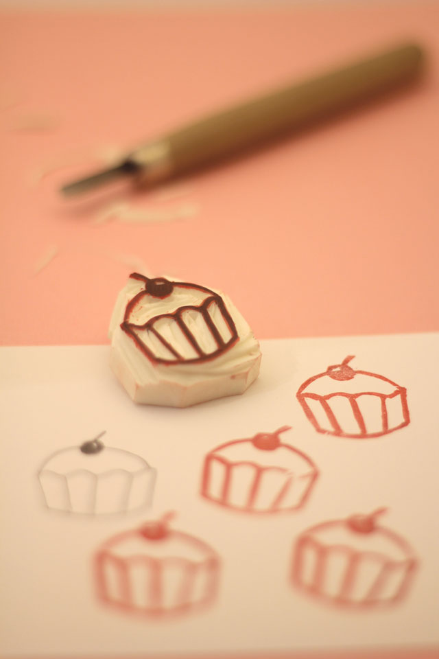 how to make a rubber stamp step final