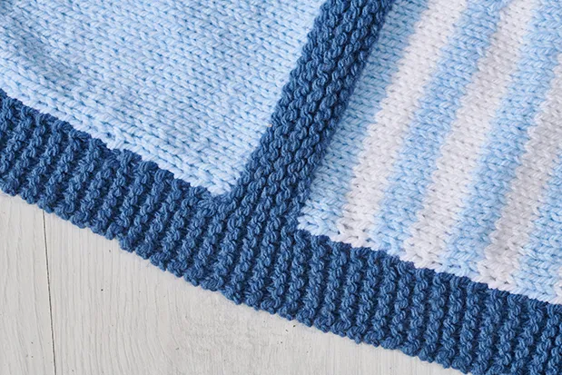 Baby blanket knitting pattern garter stitch
