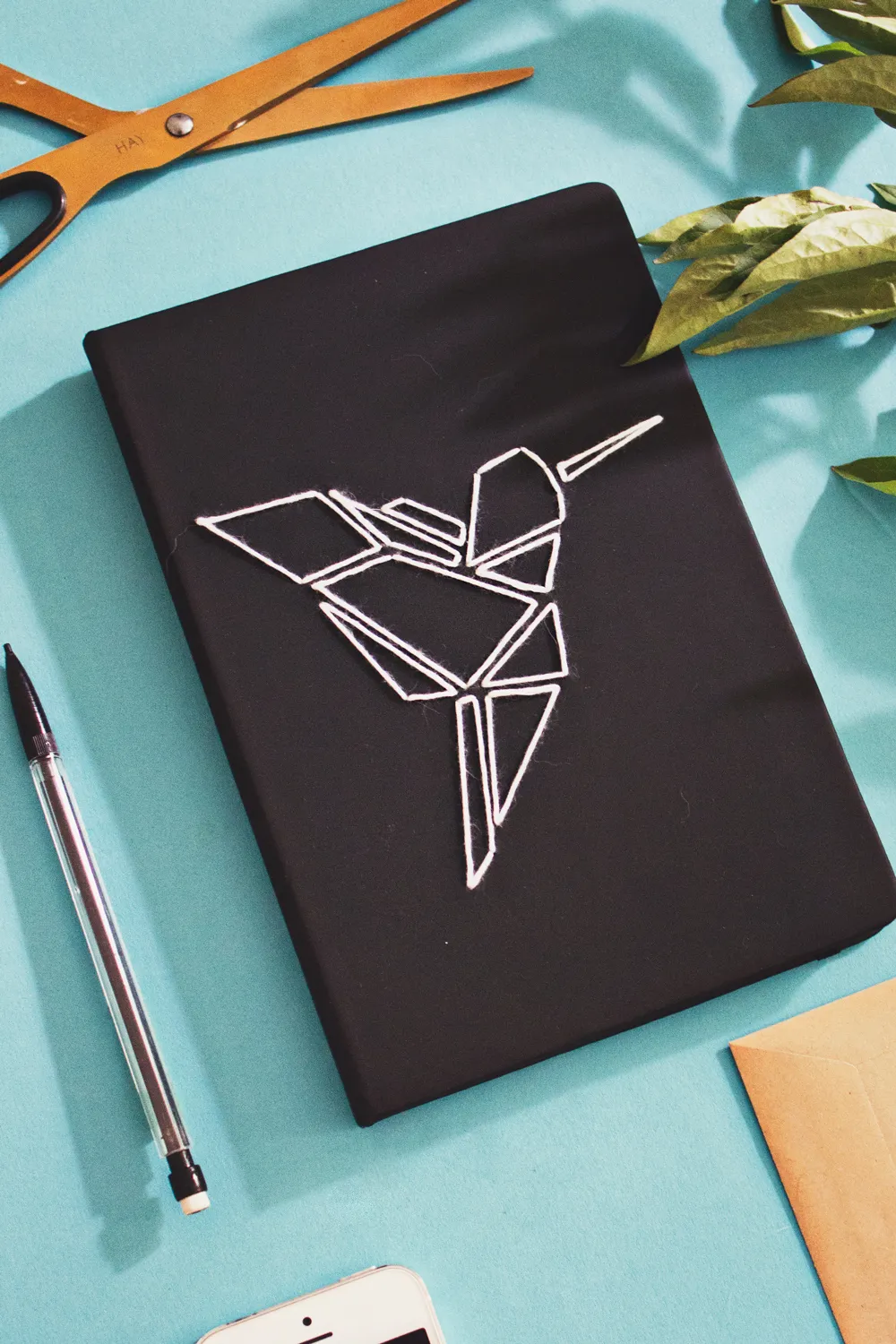DIY-_-Origami-Embroidered-Book-Cover fathers day crafts
