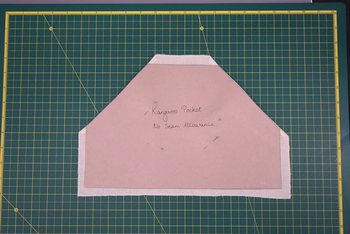 How to make a patch pocket step 3