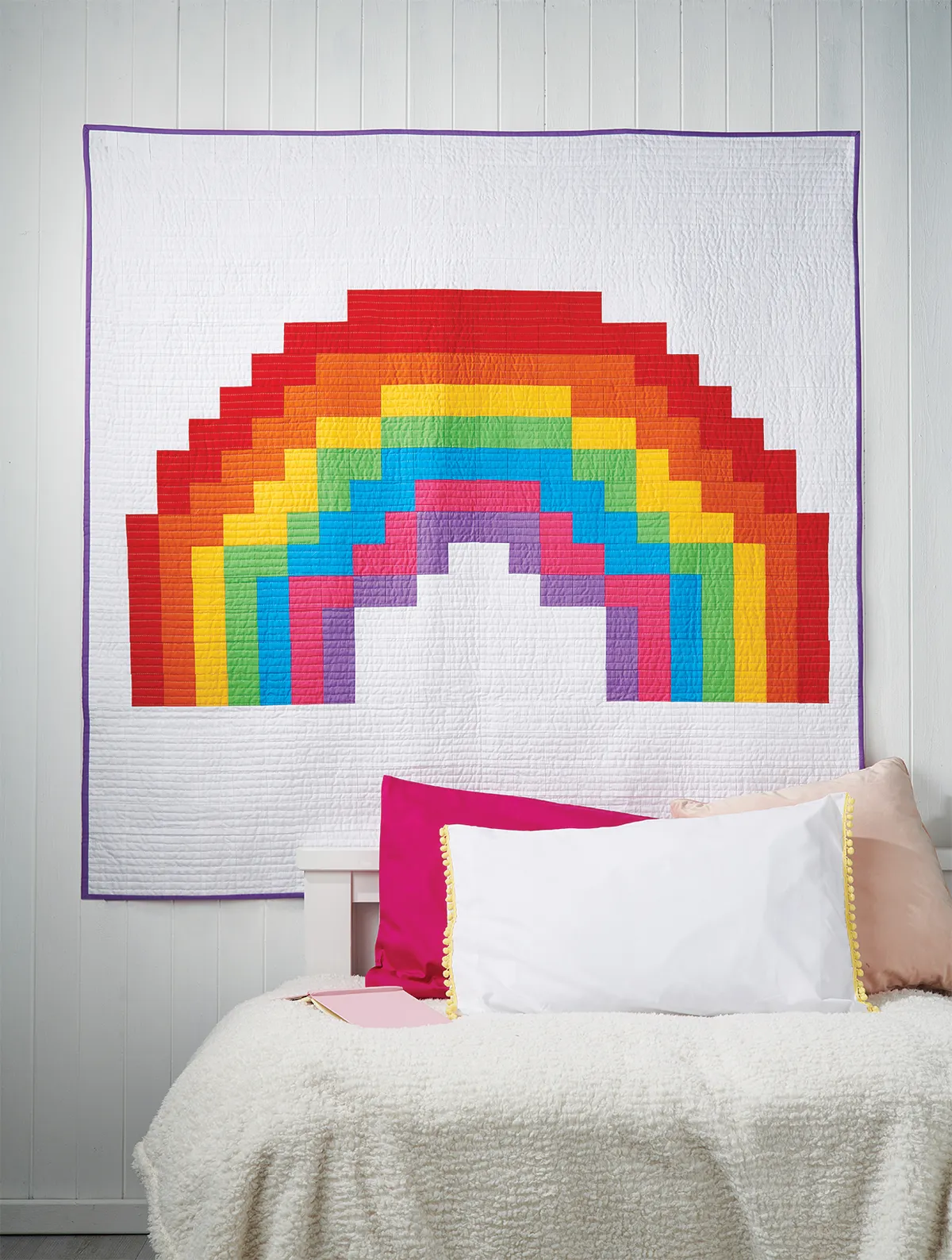 How to make a rainbow quilt