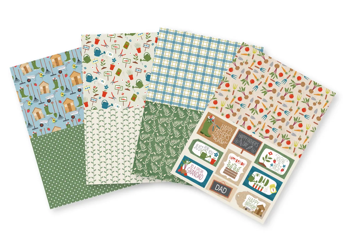 Vegetable patch paper collection