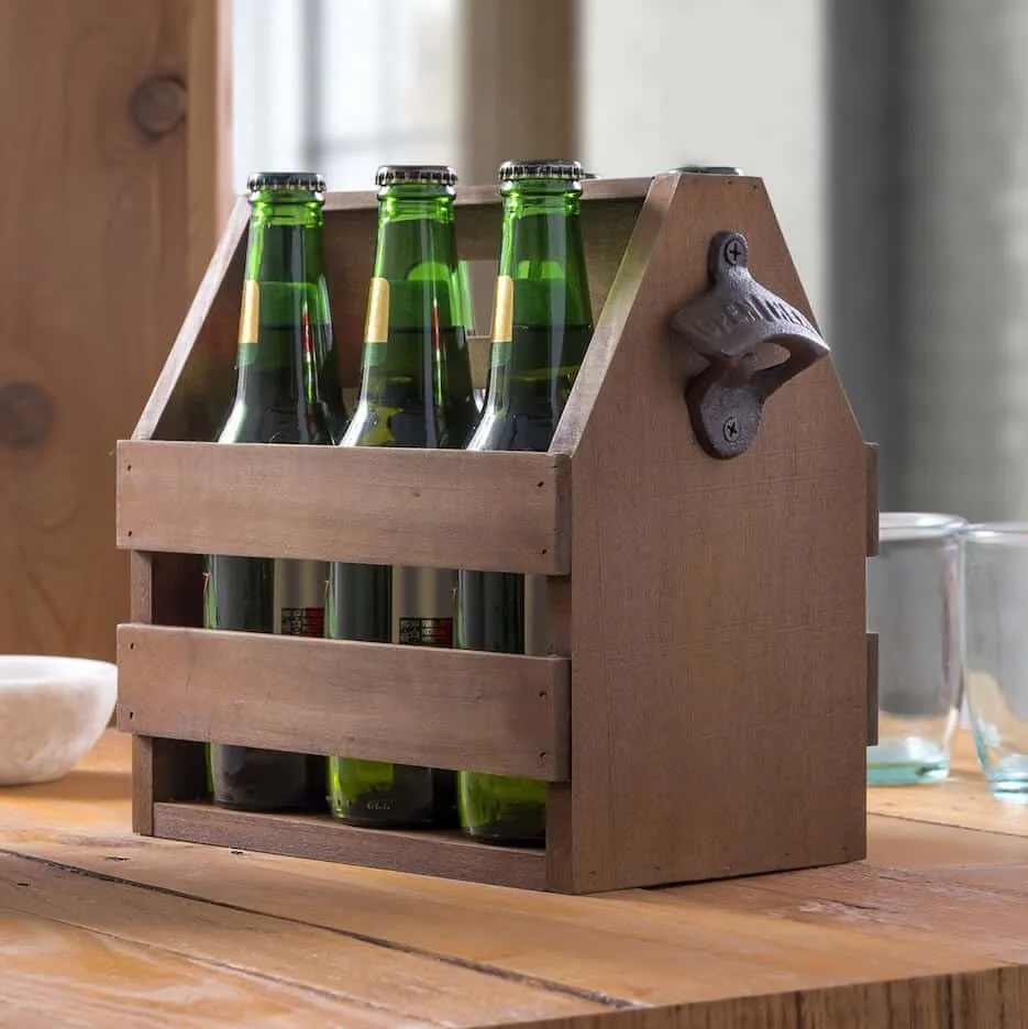 fathers day crafts beer caddy