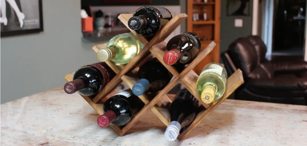 fathers day crafts wine rack