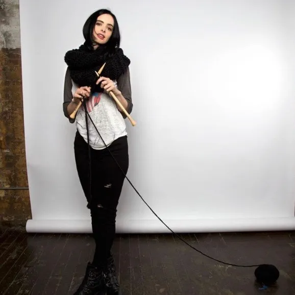 krysten ritter interview with we are knitters 2