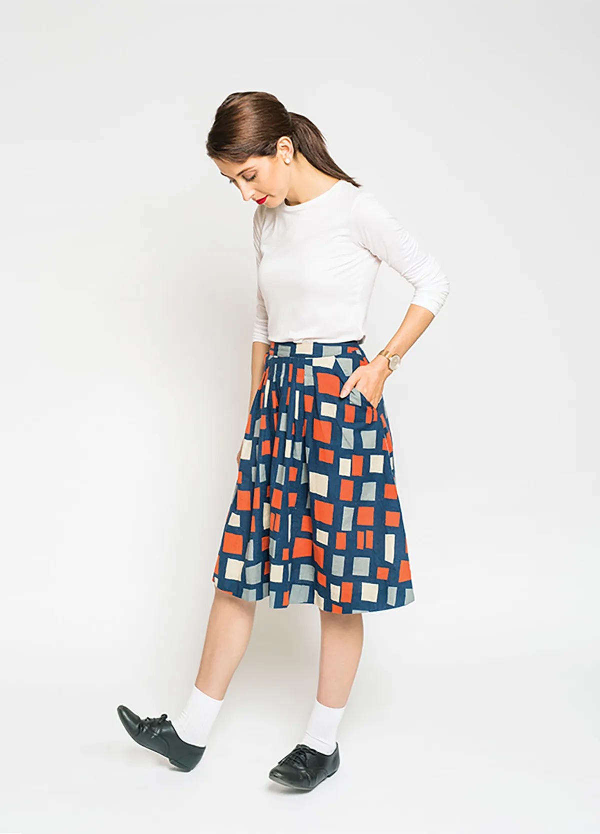 Peppermint vintage skirt pattern