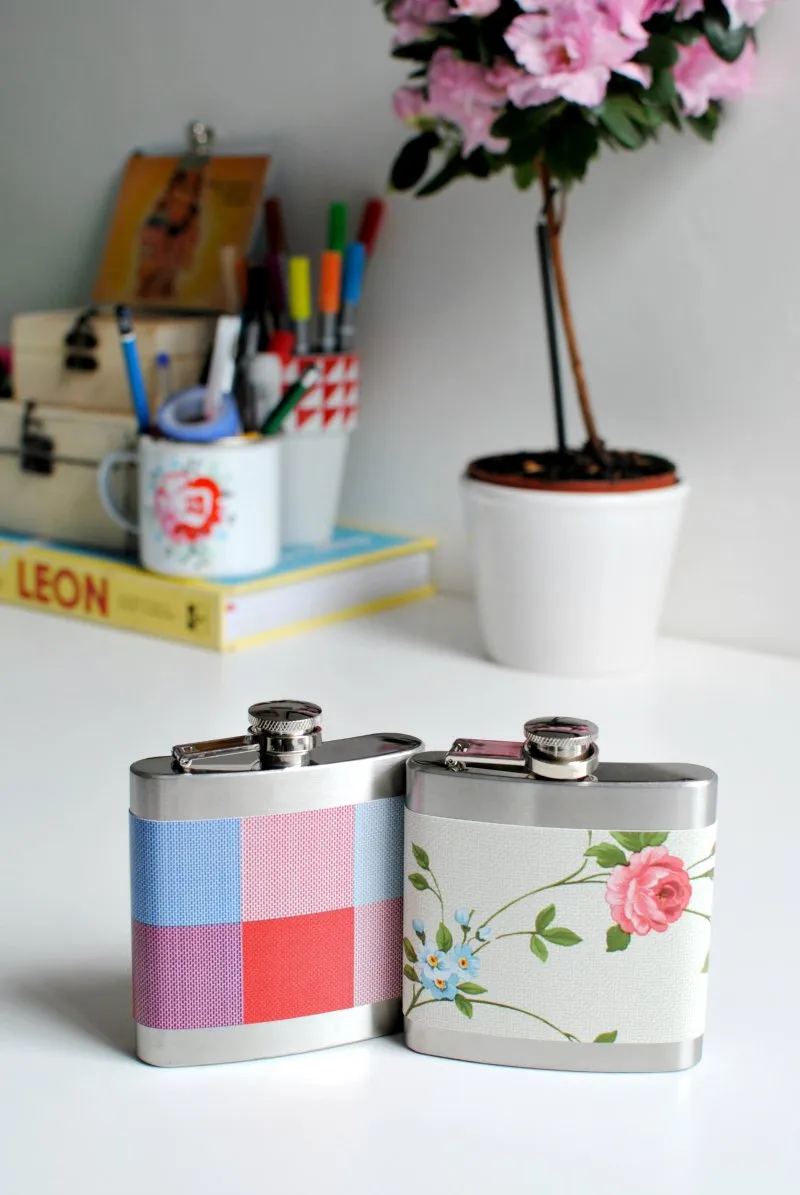 personalised hip flask fathers day crafts